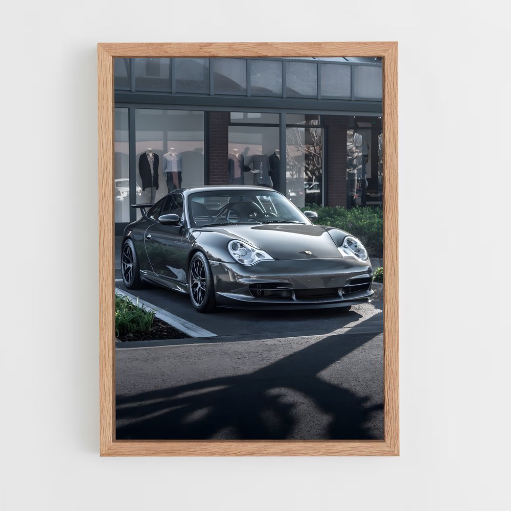 Poster Noir & GTS – affiche Porsche (vue 4)